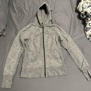 Lululemon Scuba Hoodie, Heather Grey, Size 8